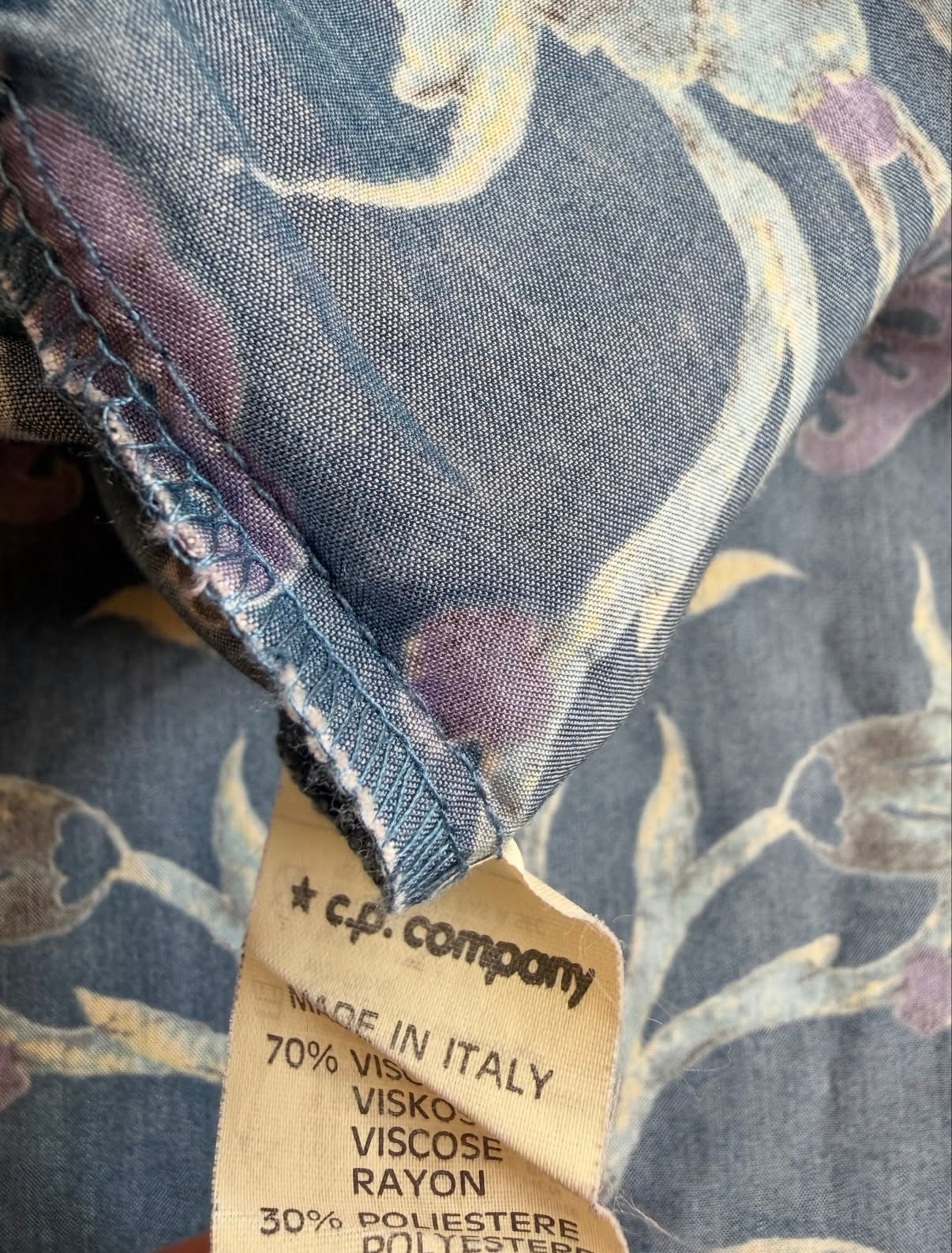 C.P. Company Ideas From Massimo Osti SS87 Floral Shirt