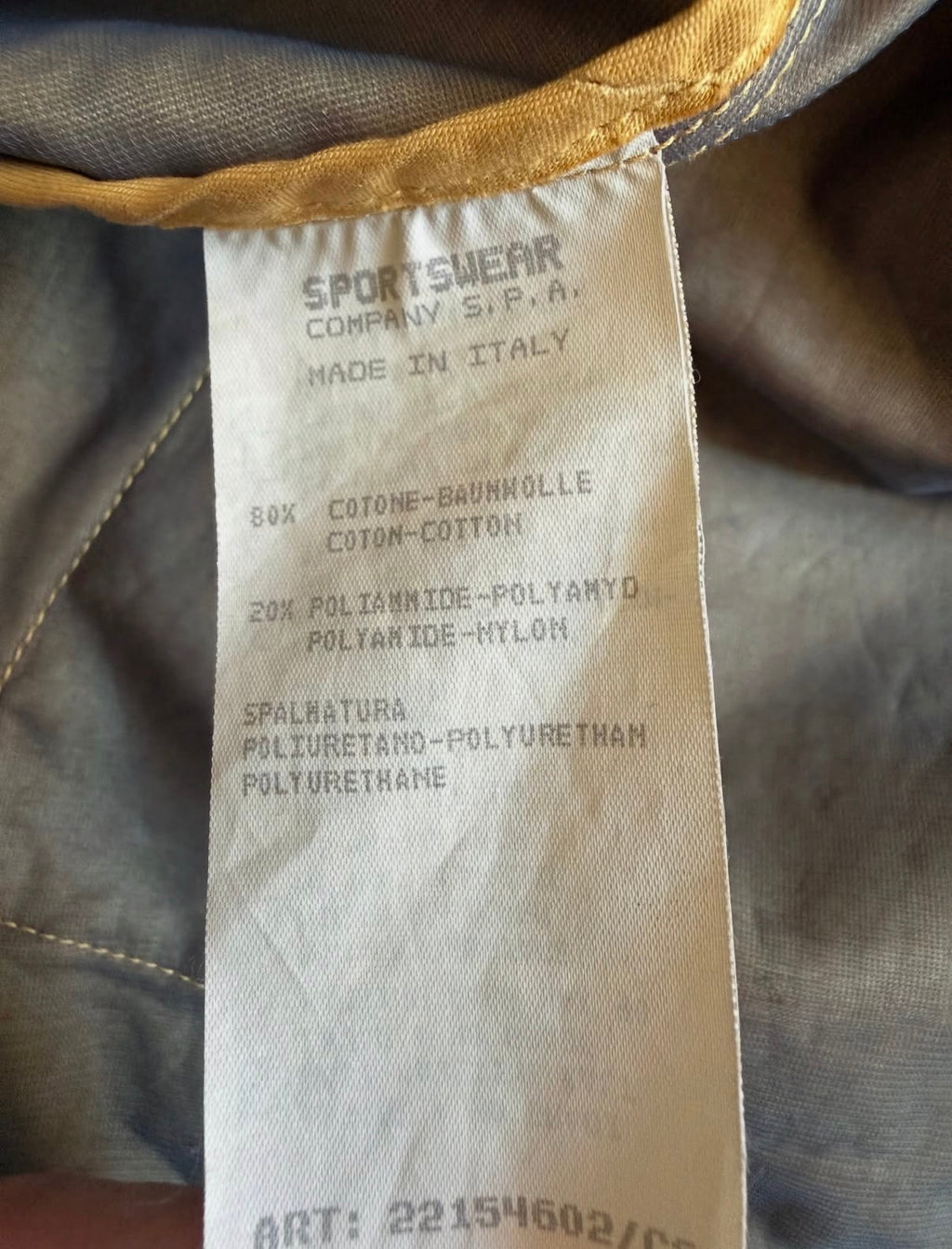 Stone Island SS95 "Parachute" Multi-pocket Spalmatura Jacket