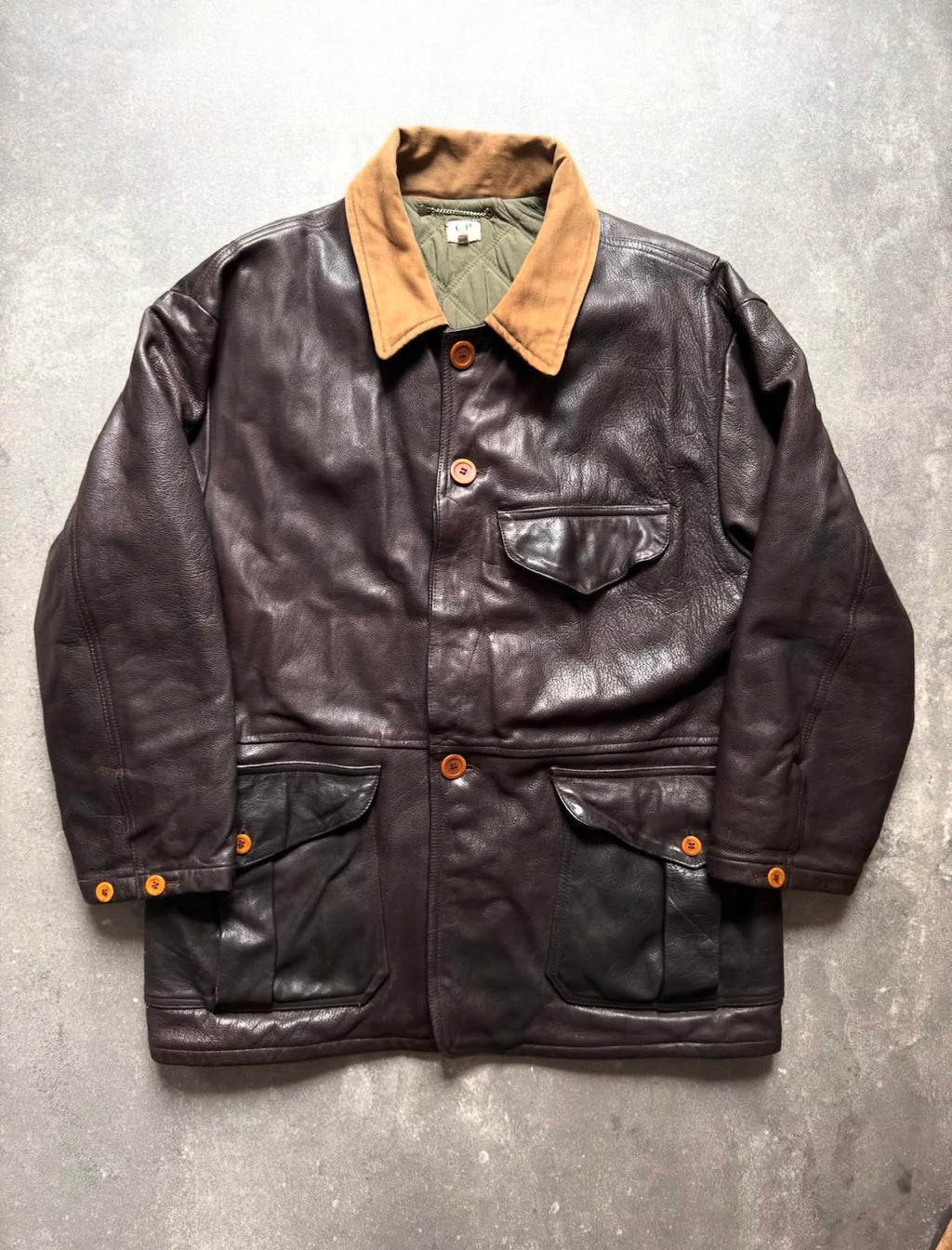 C.P. Company Ideas From Massimo Osti AW88 Leather Jacket