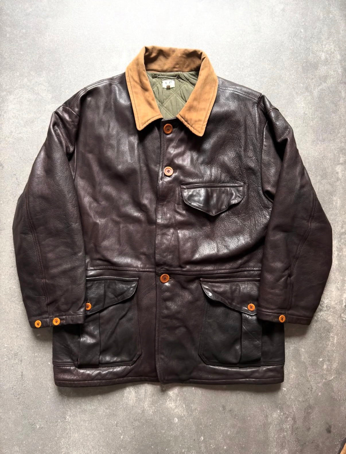 C.P. Company Ideas From Massimo Osti AW88 Leather Jacket