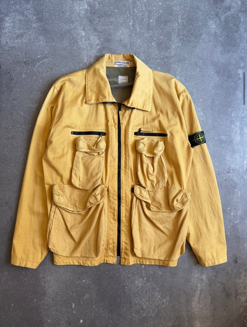 Stone Island SS95 "Parachute" Multi-pocket Spalmatura Jacket
