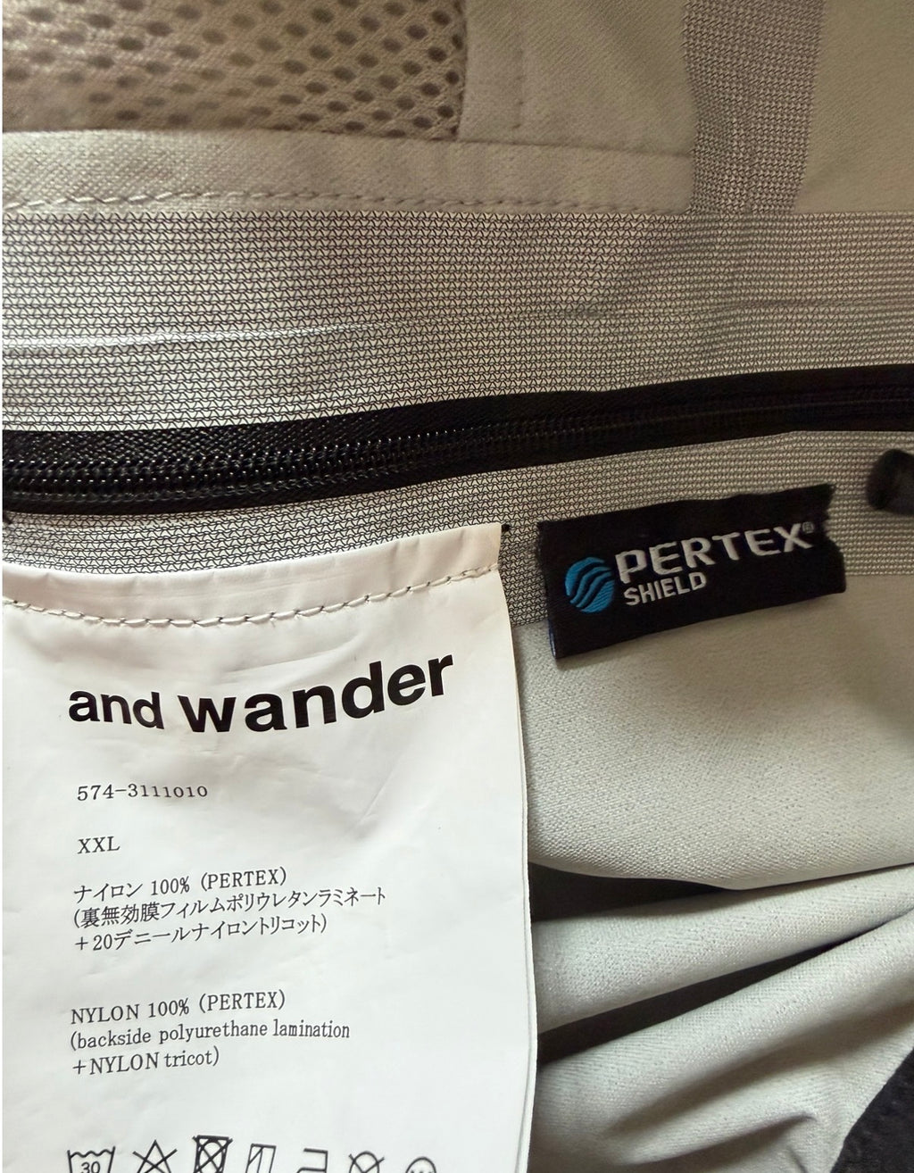 And Wander Pertex Shield Rain Jacket