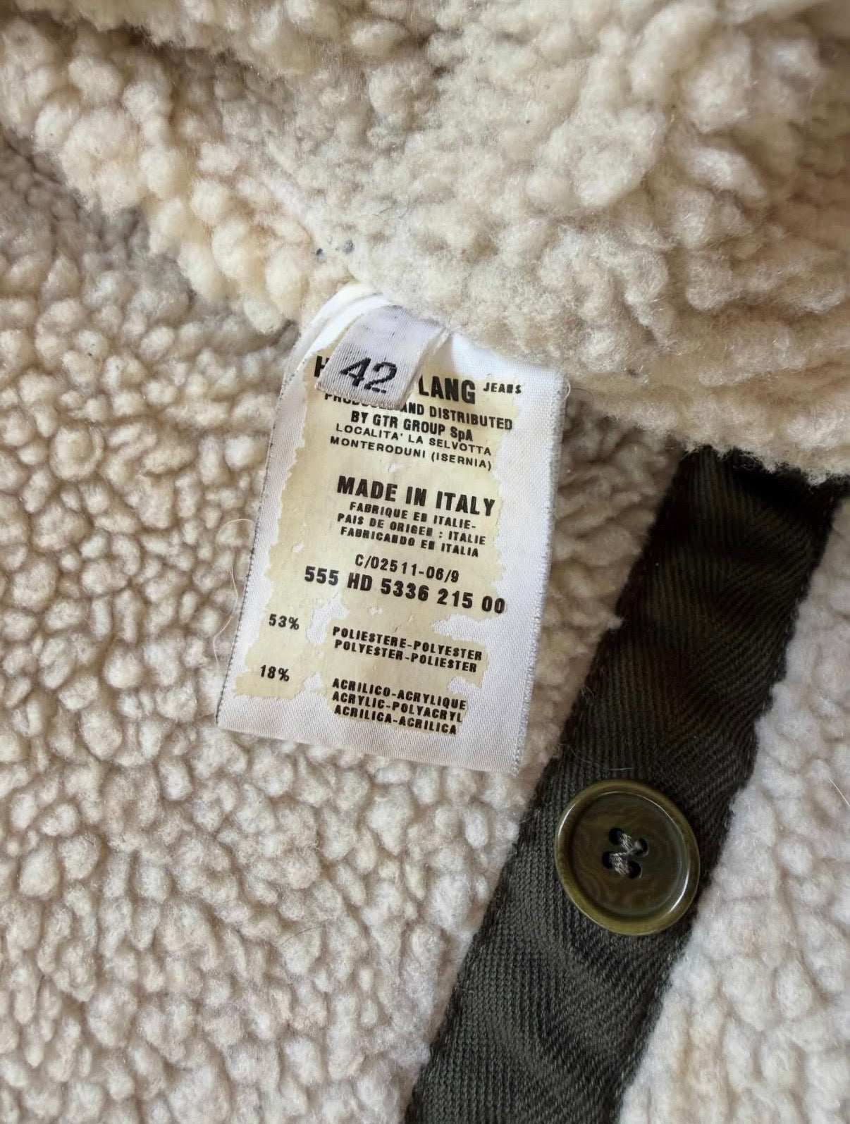 Helmut Lang AW99 Vintage Army Parka