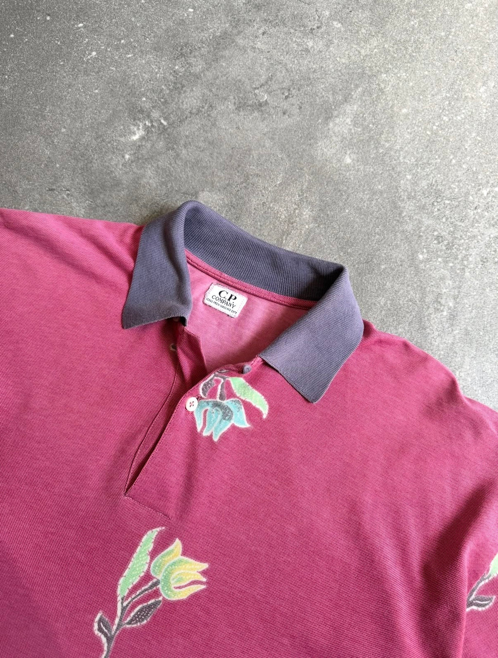 C.P. Company Ideas From Massimo Osti SS87 Floral Polo