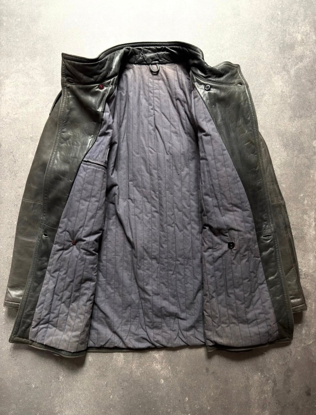 Gianni Versace 80s Leather Field Jacket