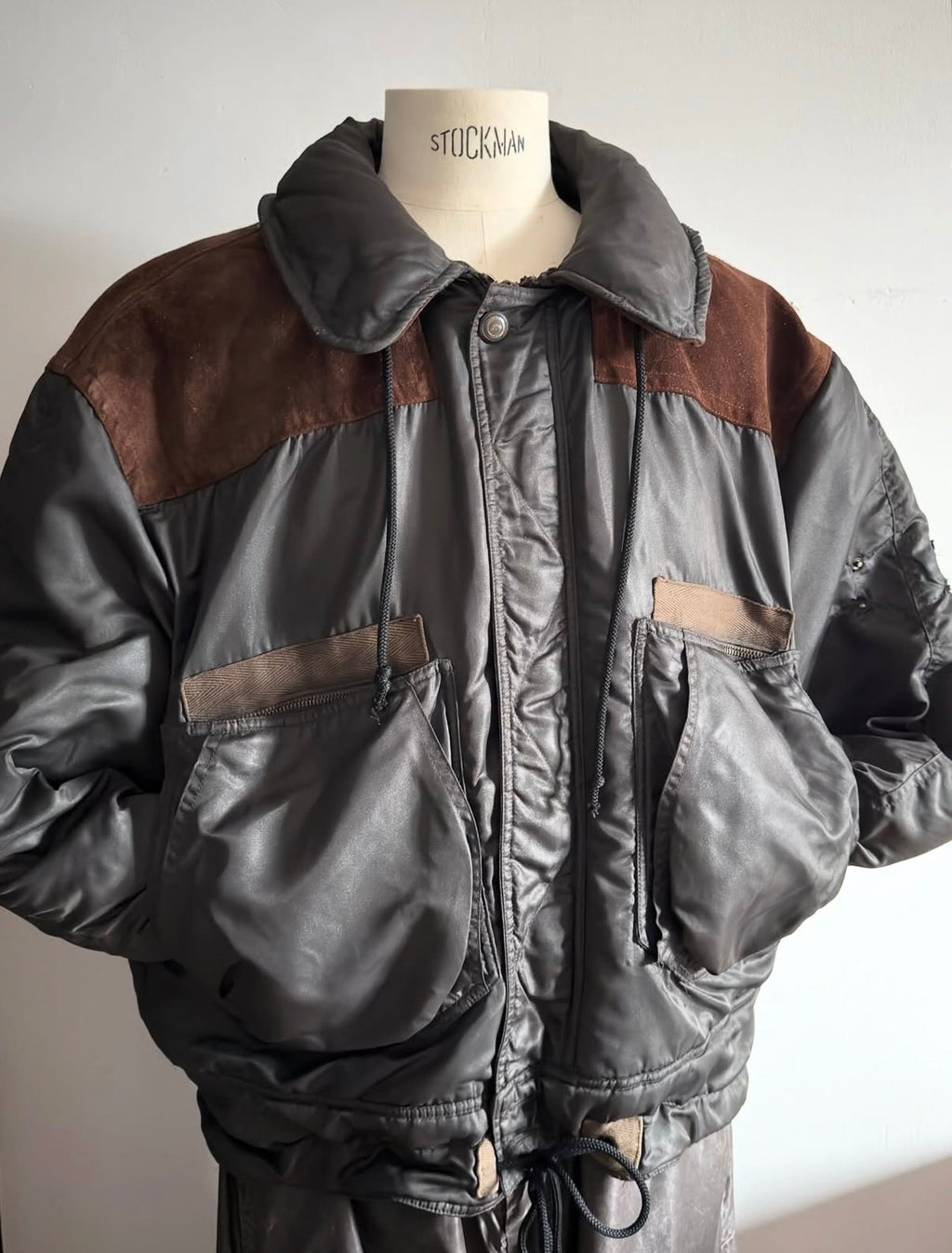 Armani Jeans 90s Bomber Flight Jacket