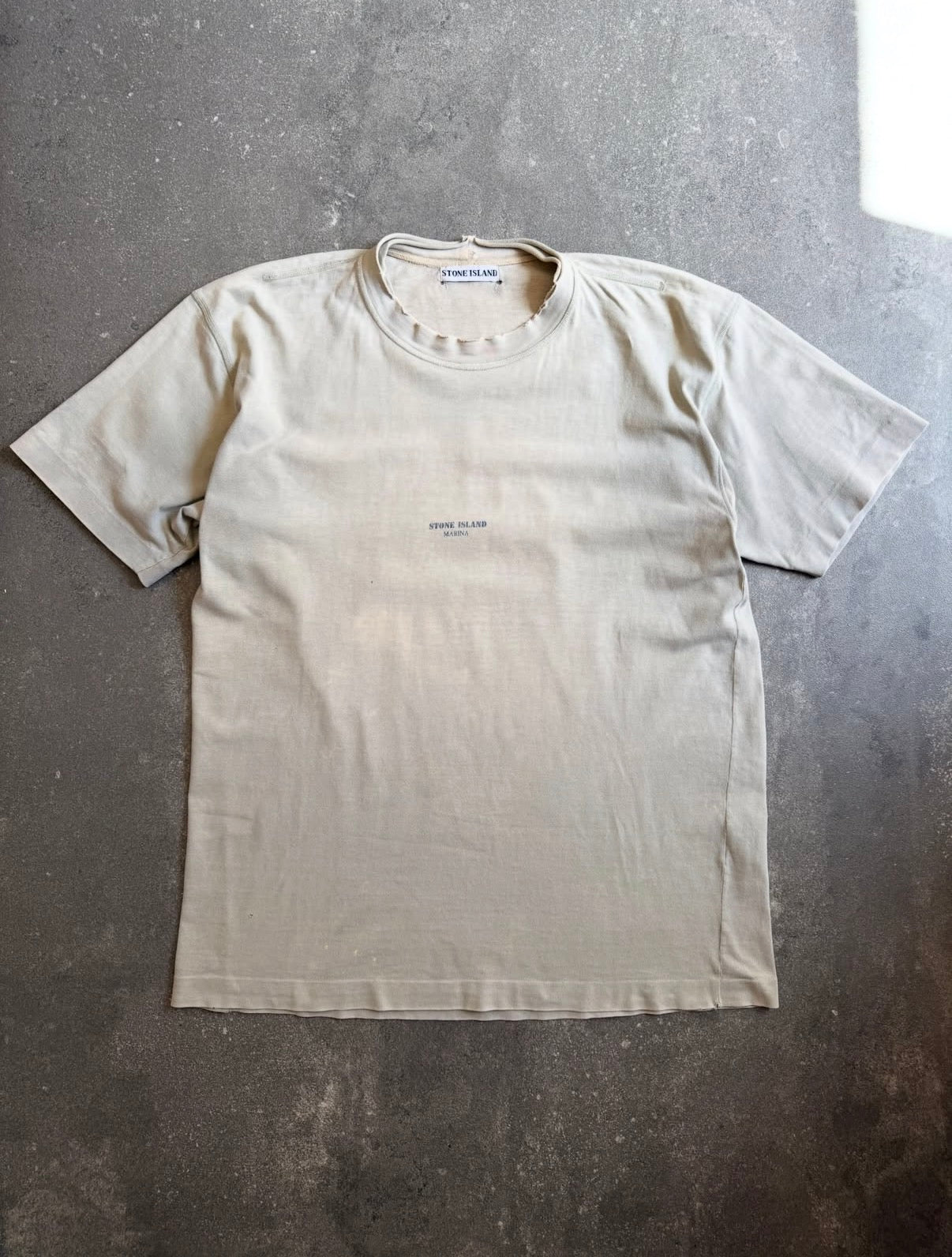 Stone Island Marina 80s Faded Box Logo Tee