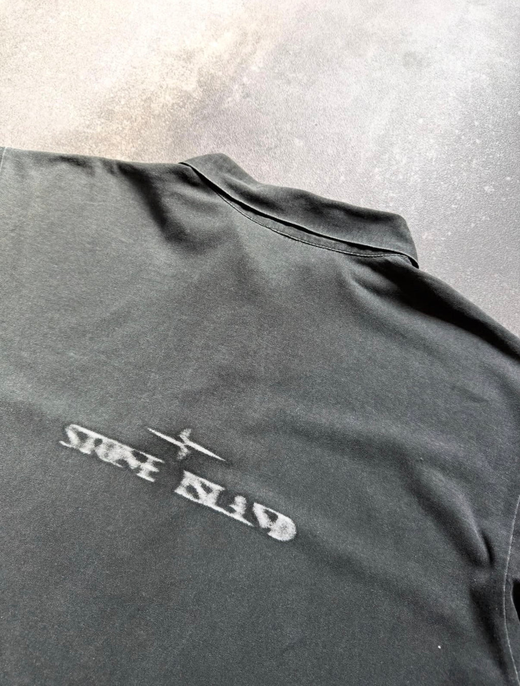 Stone Island SS98 Motion Blur Graphic Polo Shirt
