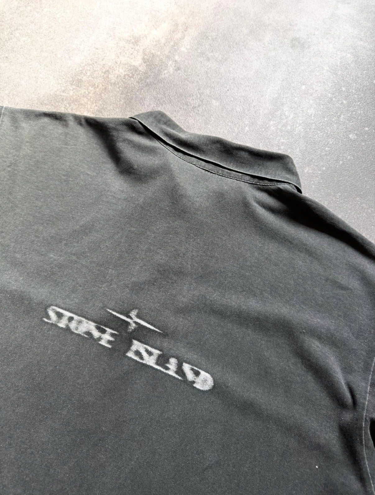 Stone Island SS98 Motion Blur Graphic Polo Shirt