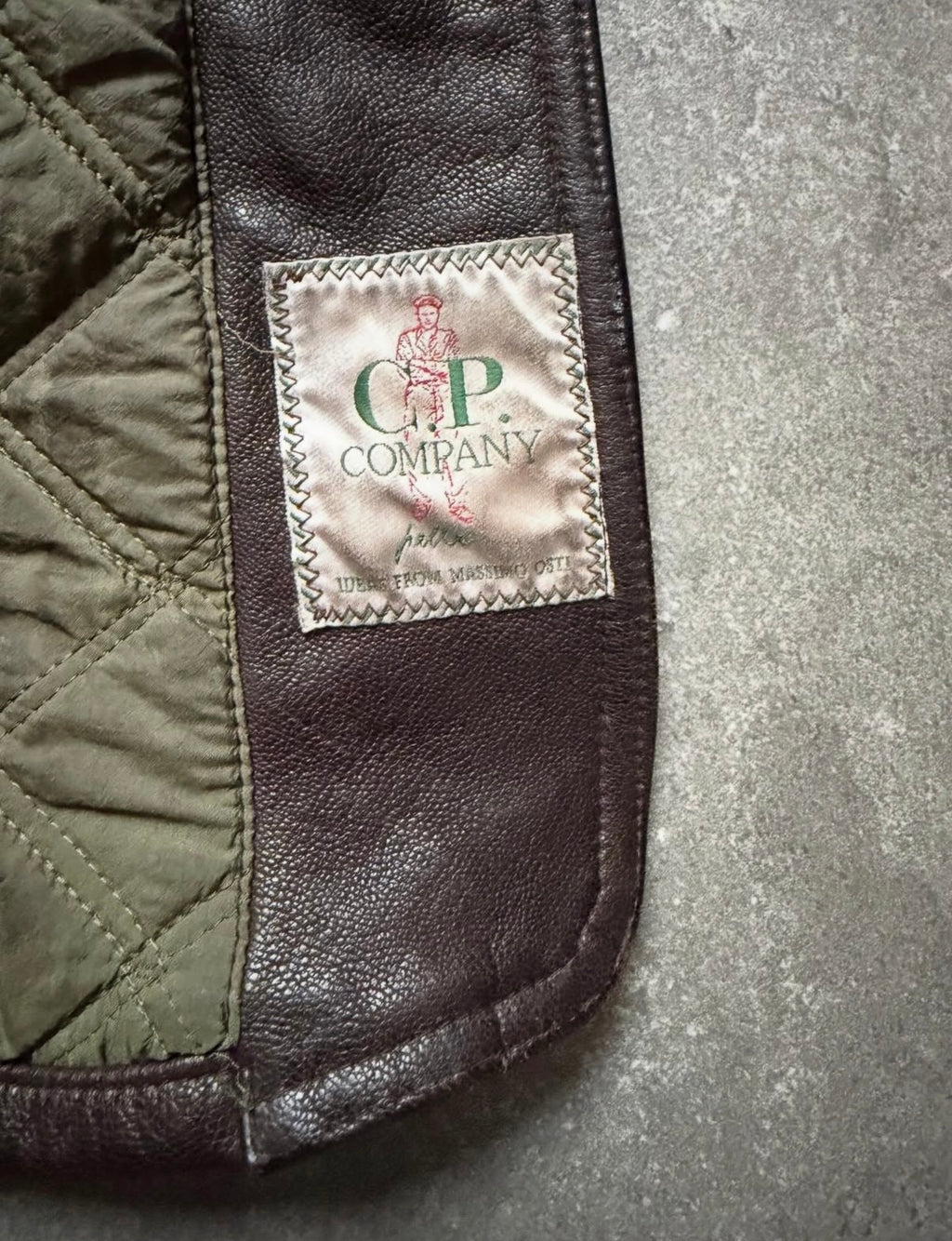 C.P. Company Ideas From Massimo Osti AW88 Leather Jacket