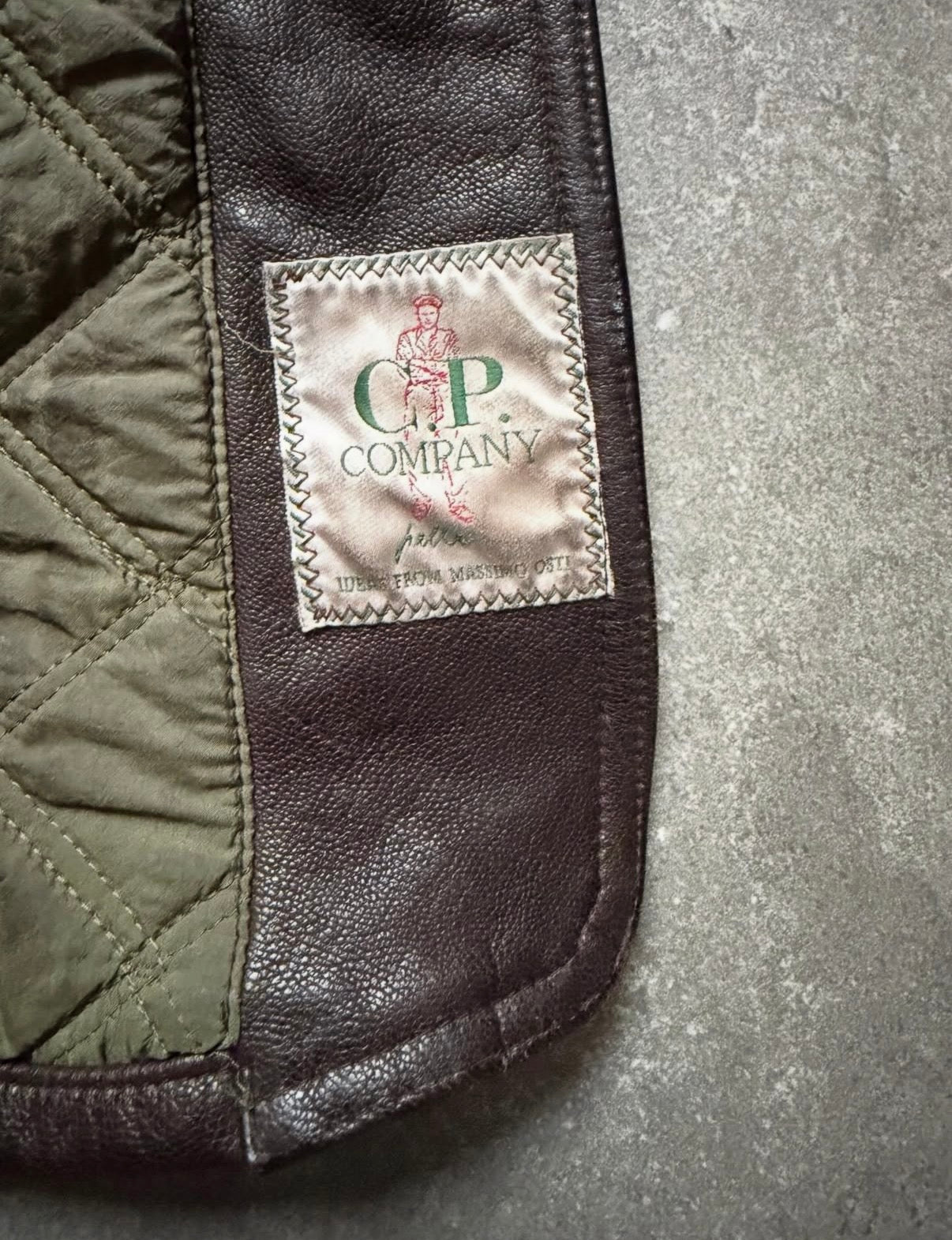 C.P. Company Ideas From Massimo Osti AW88 Leather Jacket