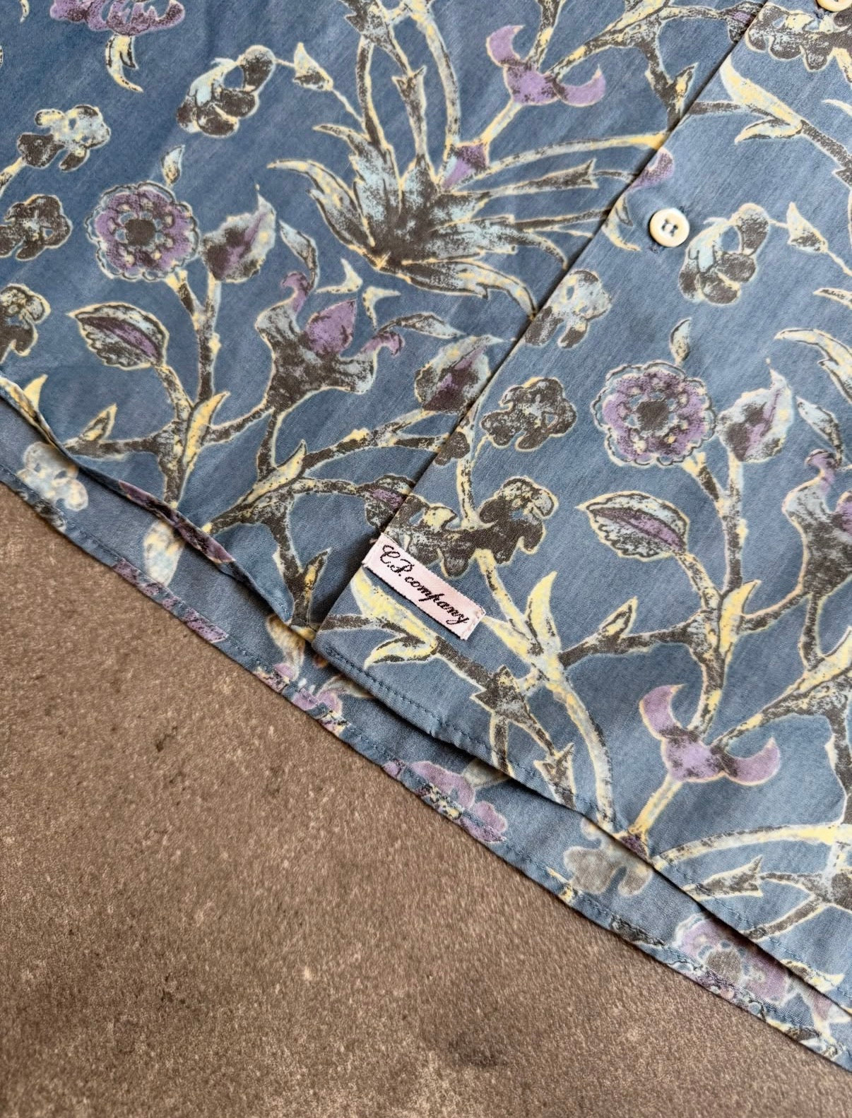 C.P. Company Ideas From Massimo Osti SS87 Floral Shirt