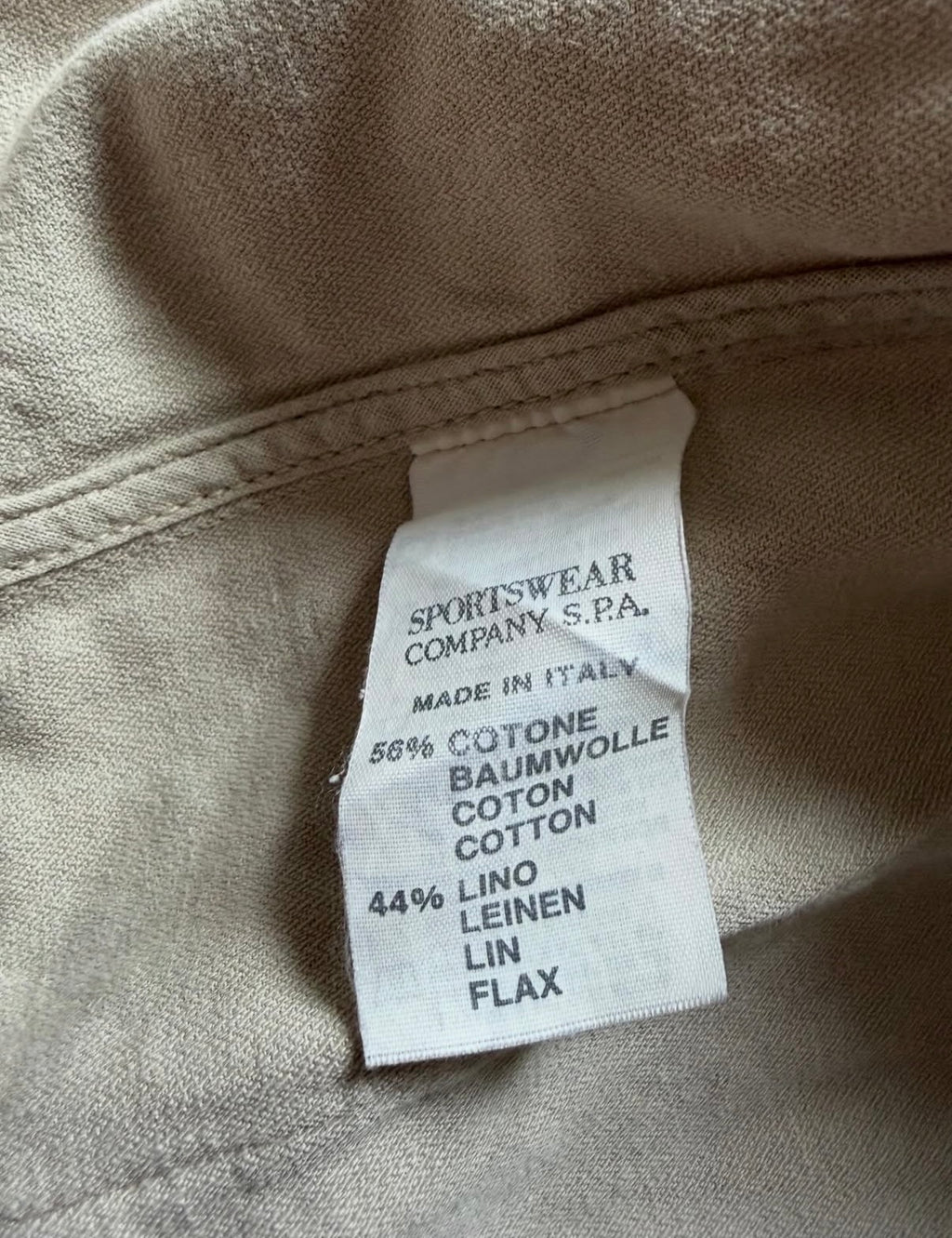 Stone Island 90s Lino Flax Jacket