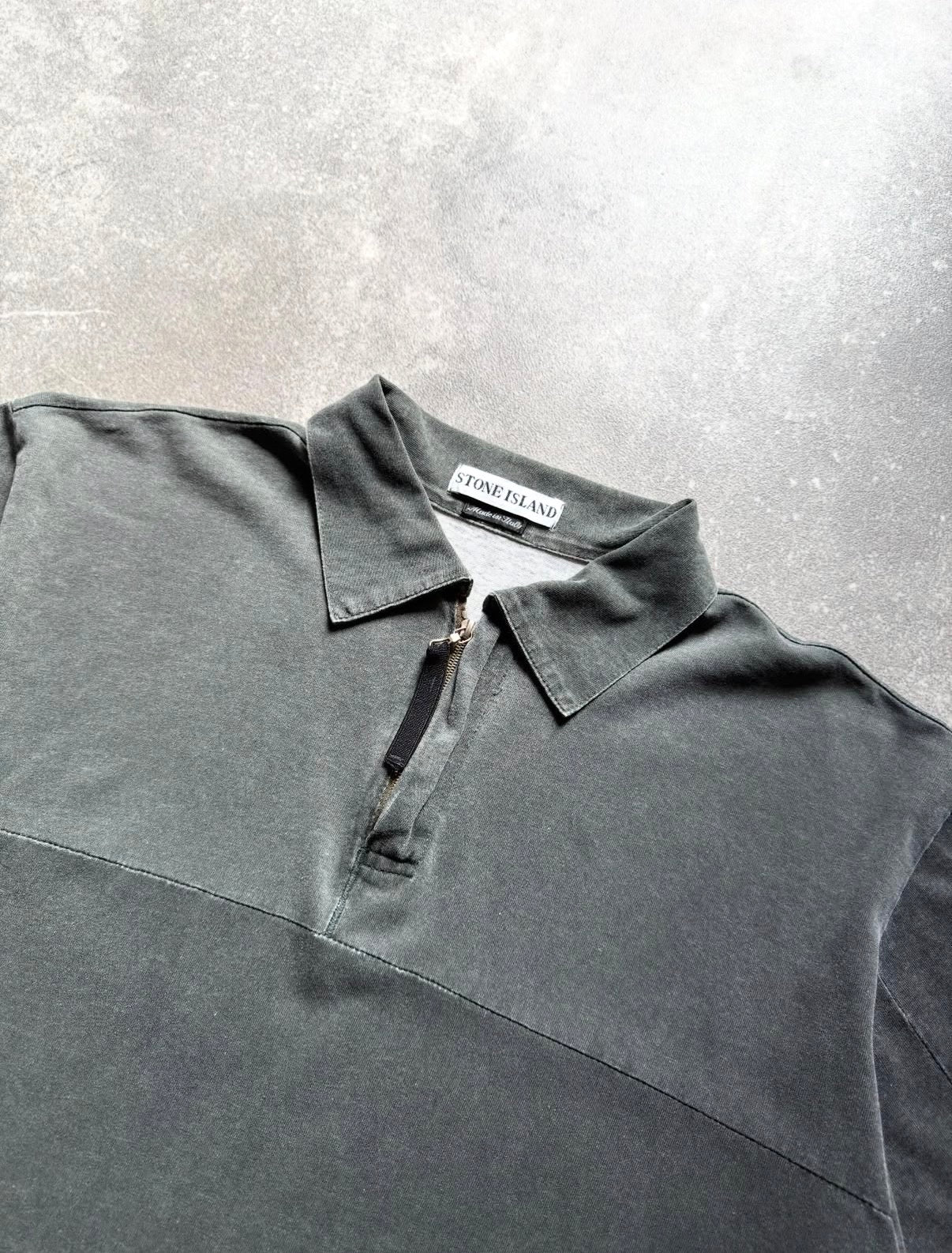 Stone Island SS98 Motion Blur Graphic Polo Shirt