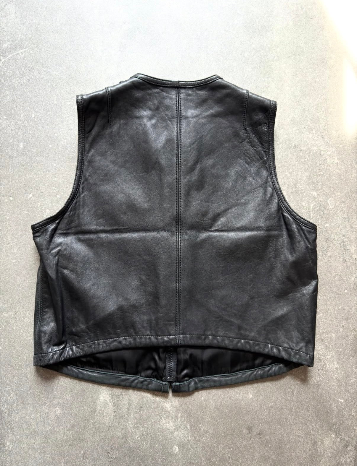 Giorgio Armani 80s Leather Vest