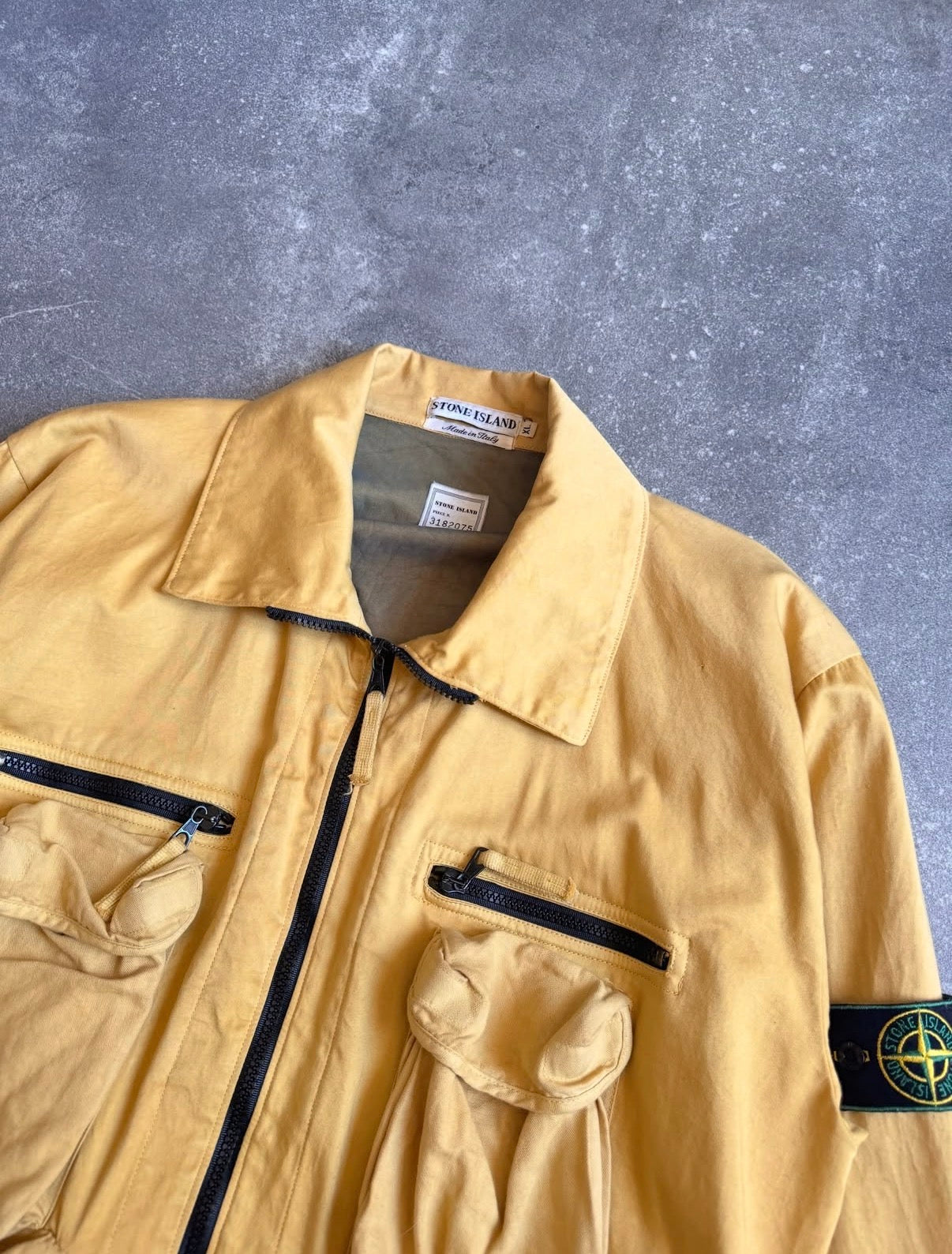 Stone Island SS95 "Parachute" Multi-pocket Spalmatura Jacket