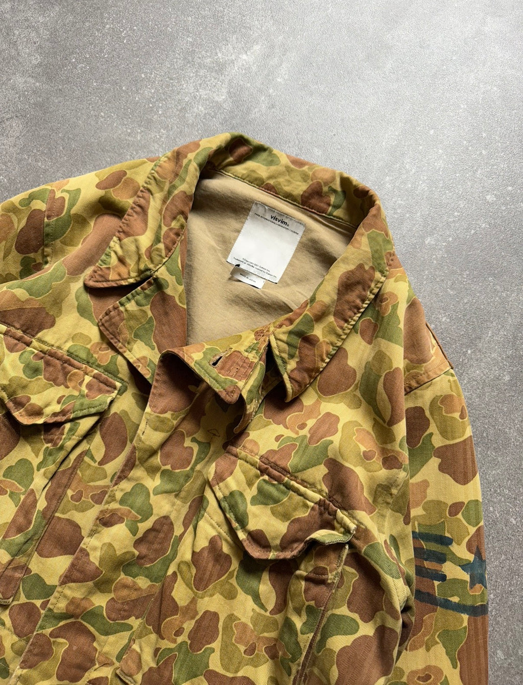 Visvim SS15 Duck Camo Hunting Jacket