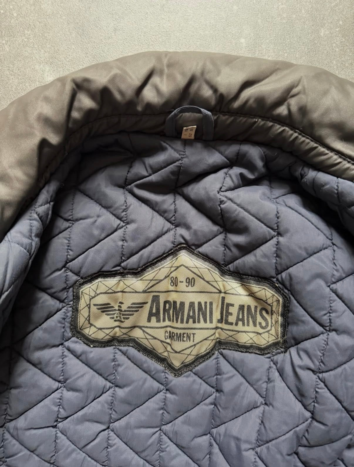 Armani Jeans 90s Bomber Flight Jacket