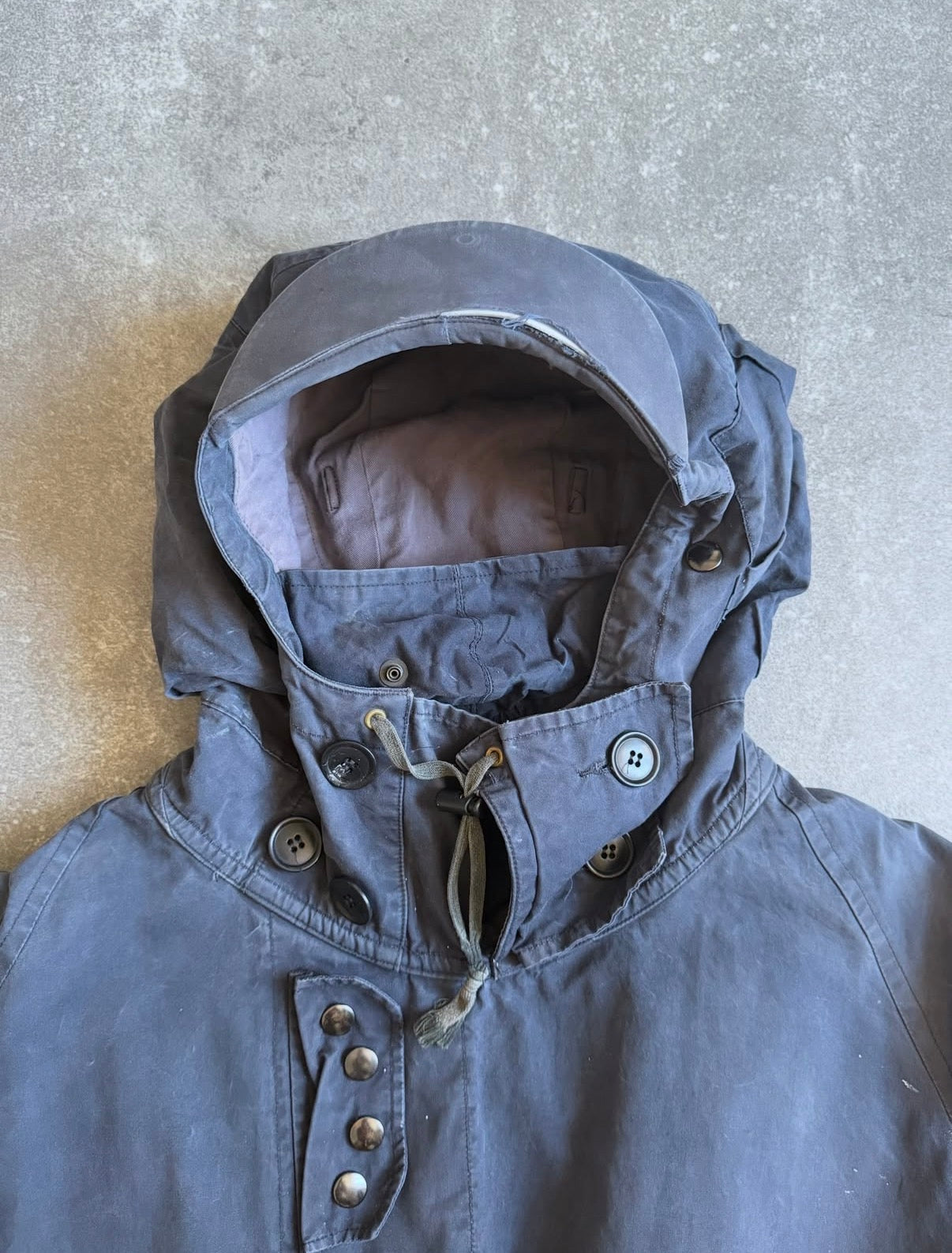 British Royal Navy 80s Ventile Windproof Deck Smock