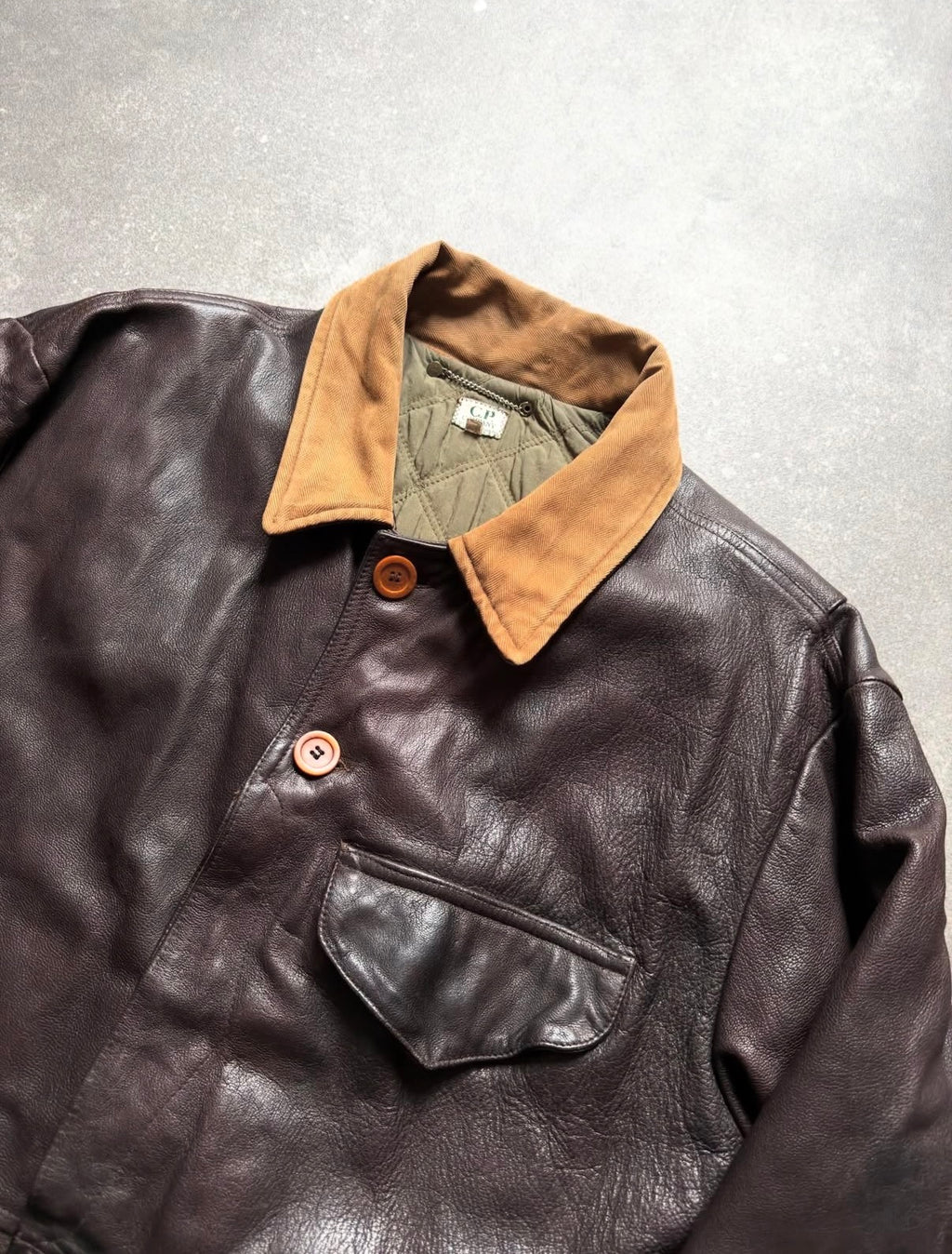 C.P. Company Ideas From Massimo Osti AW88 Leather Jacket