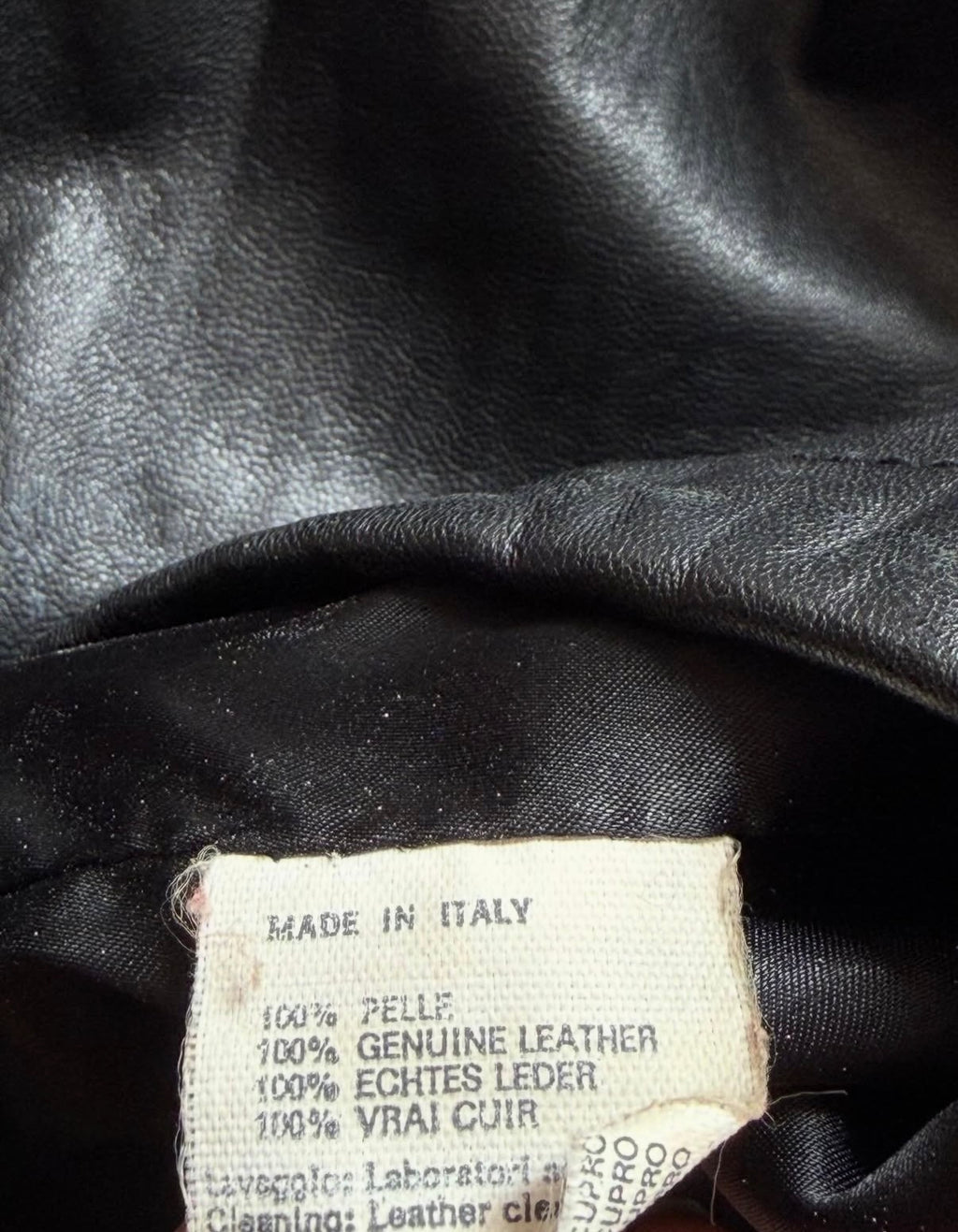 Giorgio Armani 80s Leather Vest