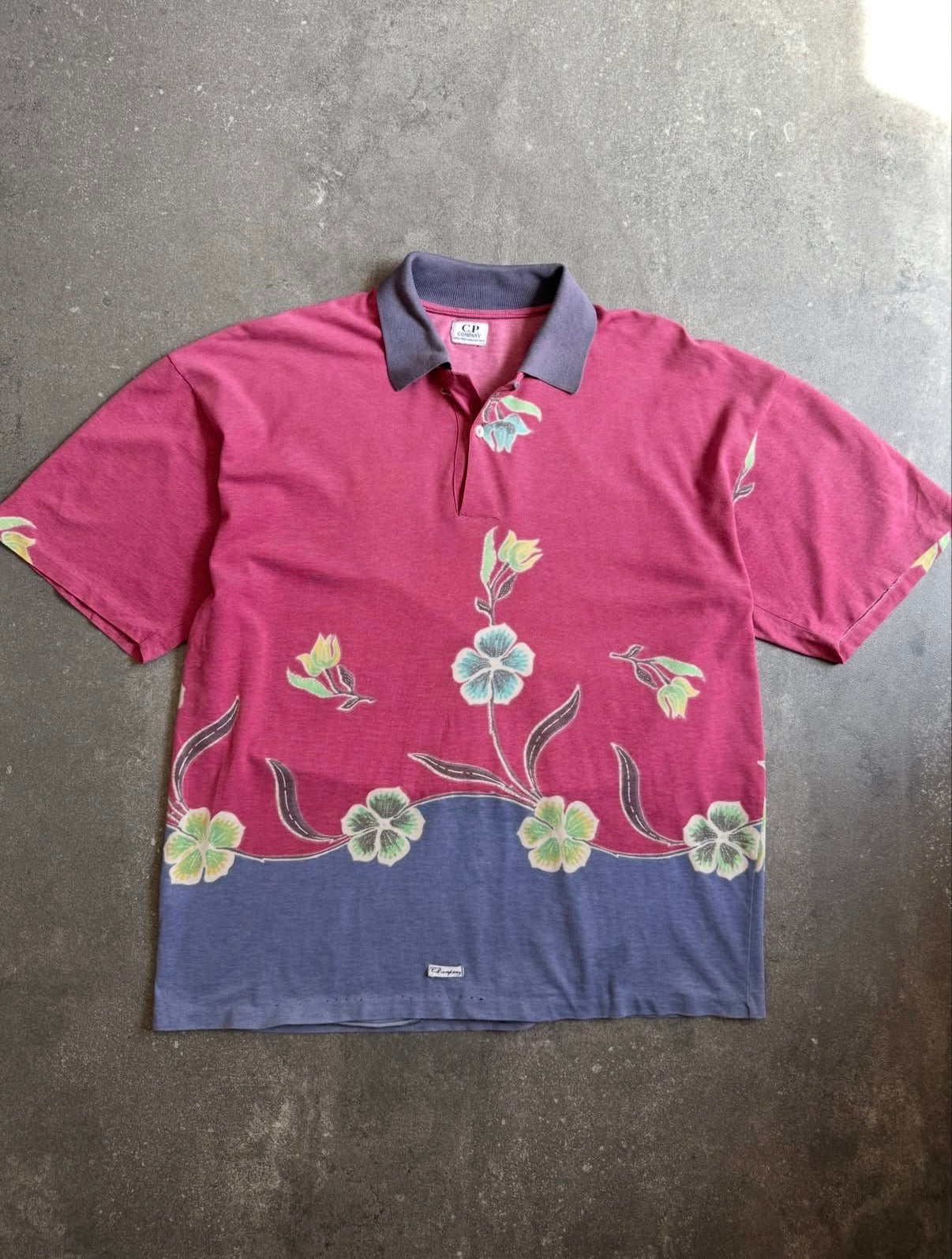 C.P. Company Ideas From Massimo Osti SS87 Floral Polo