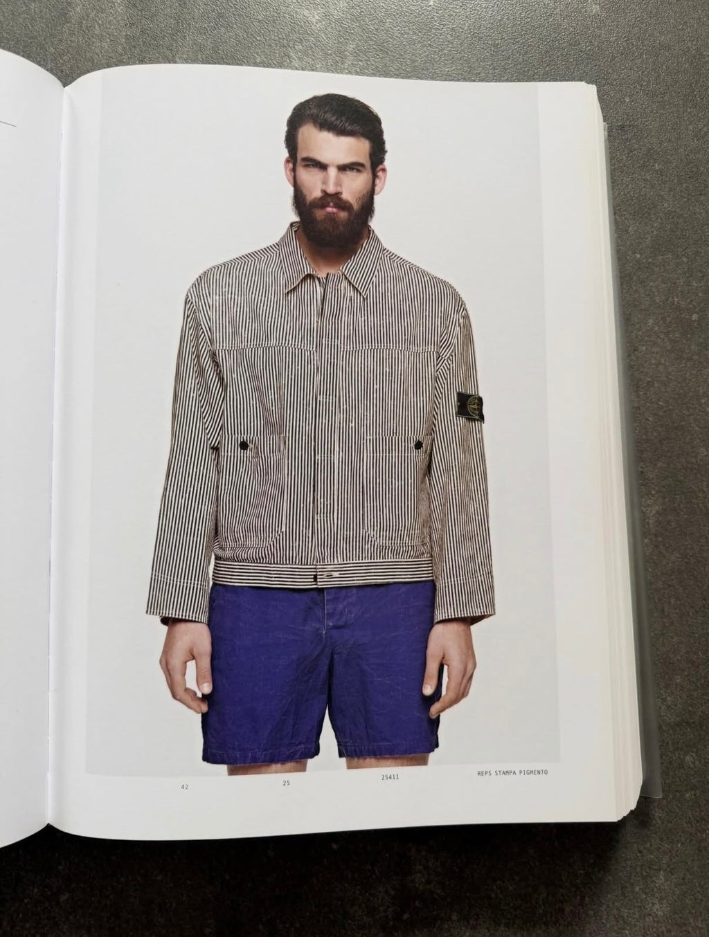 Stone Island SS86 Rep Pigment Print Stripped Carpenter