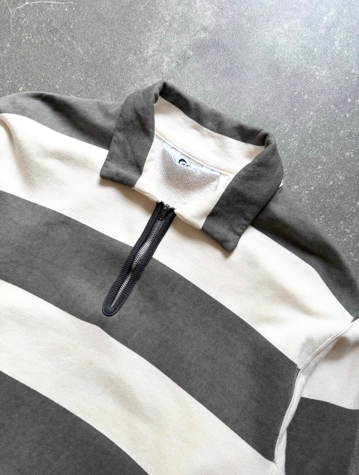 GOOD ENOUGH 90s Vintage Half Zip Sweatshirt